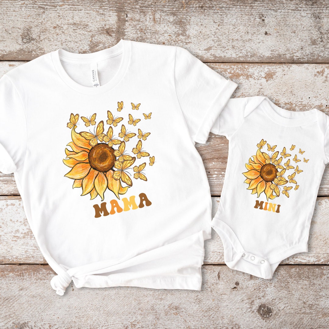 Mothers Day Mommy and Me Sunflower Matching Setmatching Mommy and Me
