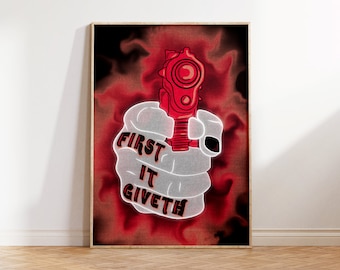 First It Giveth - Queens Of The Stone Age Letras Música Impresión / A4 Sin marco