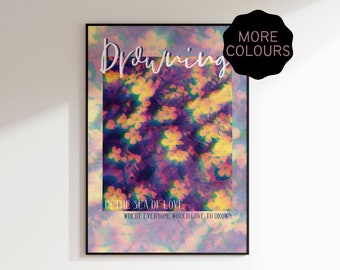 Sara / Fleetwood Mac / Póster con estampado floral de flores / Sin enmarcar A5 A4 A3