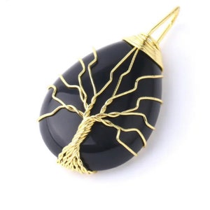 Black Agate Pendant