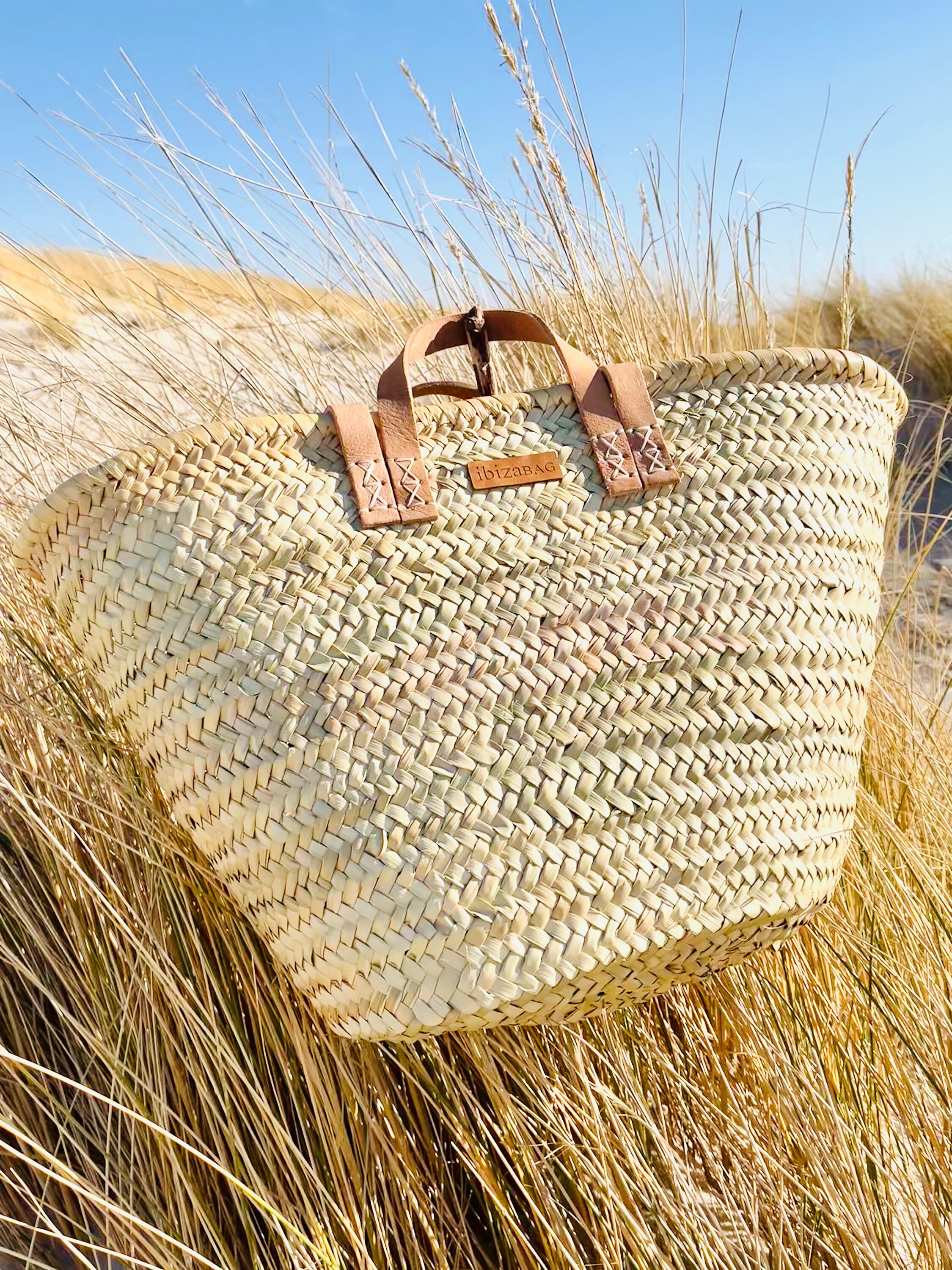 Korbtasche Shopper Ibiza Tasche Korbtasche Mit Stern Ibizatasche