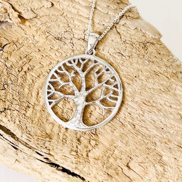 Kette Baum des Lebens Silber, Tree of Life