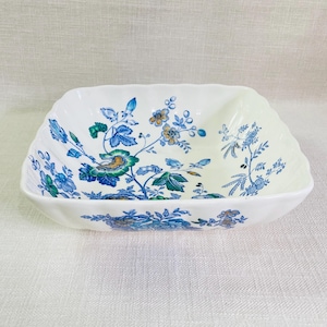 Antique Masons Serving Dish - Ironstone Belvedere Bowl - Elegant Floral Design