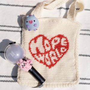 Hope World x PTD Tote Bag : Crochet Pattern *DIGITAL FILE