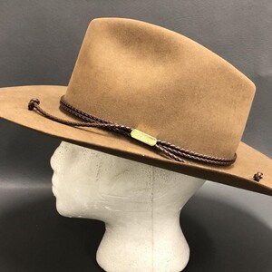 Kooringal Australian Wool Felt Fedora – UPF 50+ Sun Hat | Rust Goodwin Wide Brim Fedora main image 4