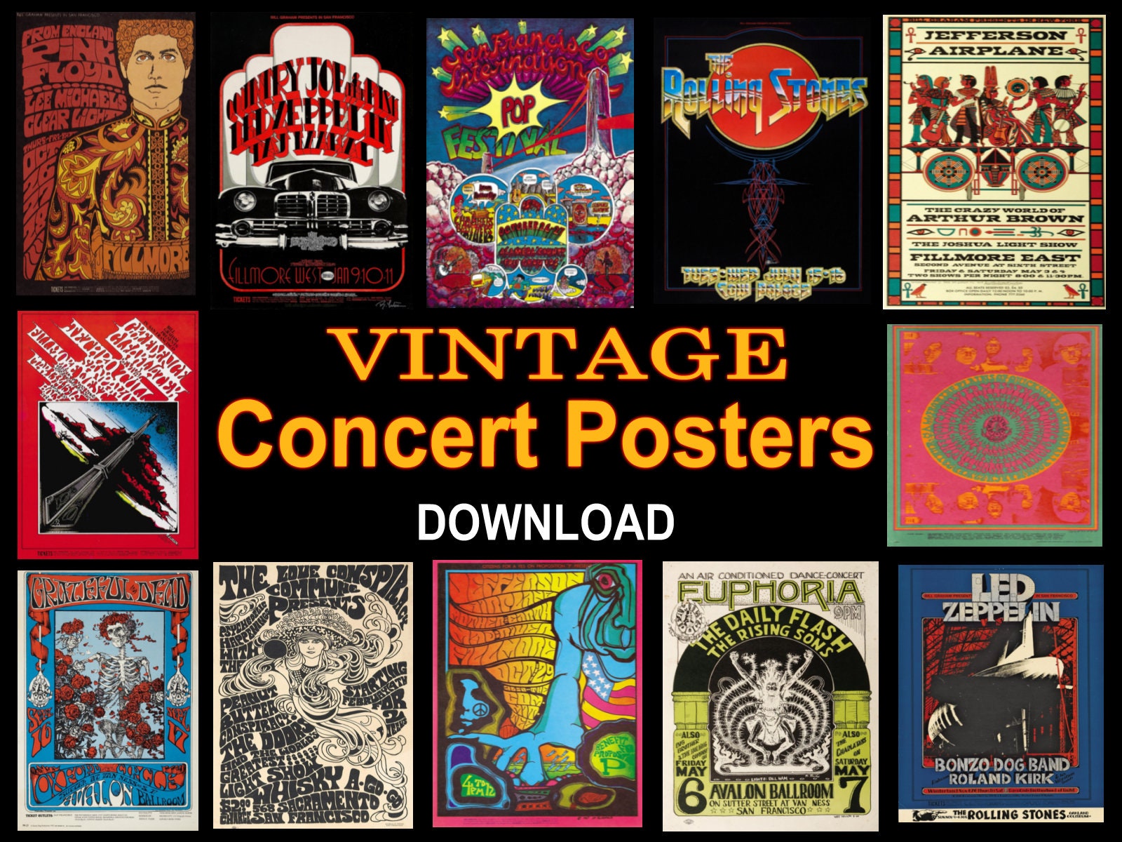 1970s rock posters