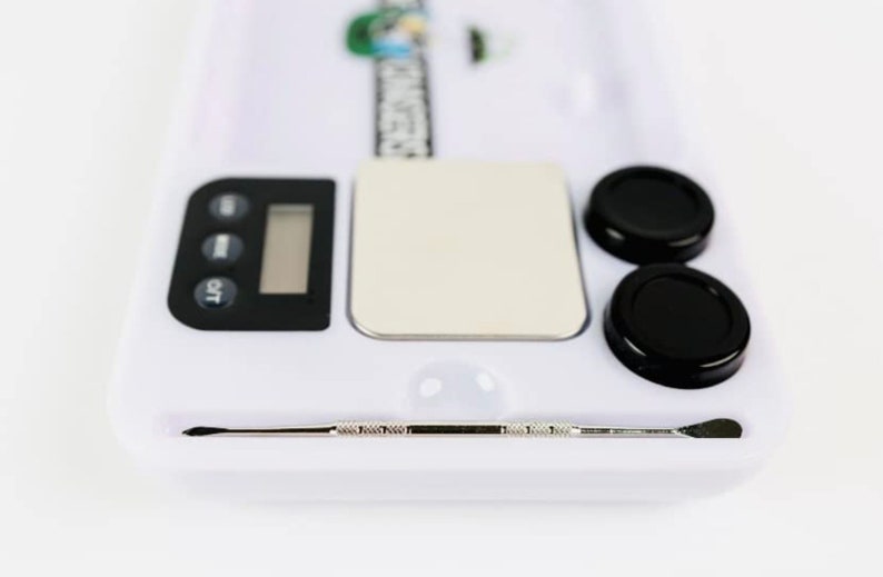 LED Rolling Tray With Builtin Digital Scale Includes a Metal Etsy