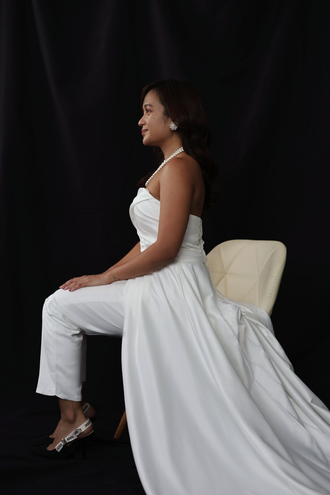 Bridal Jumpsuit With Pants