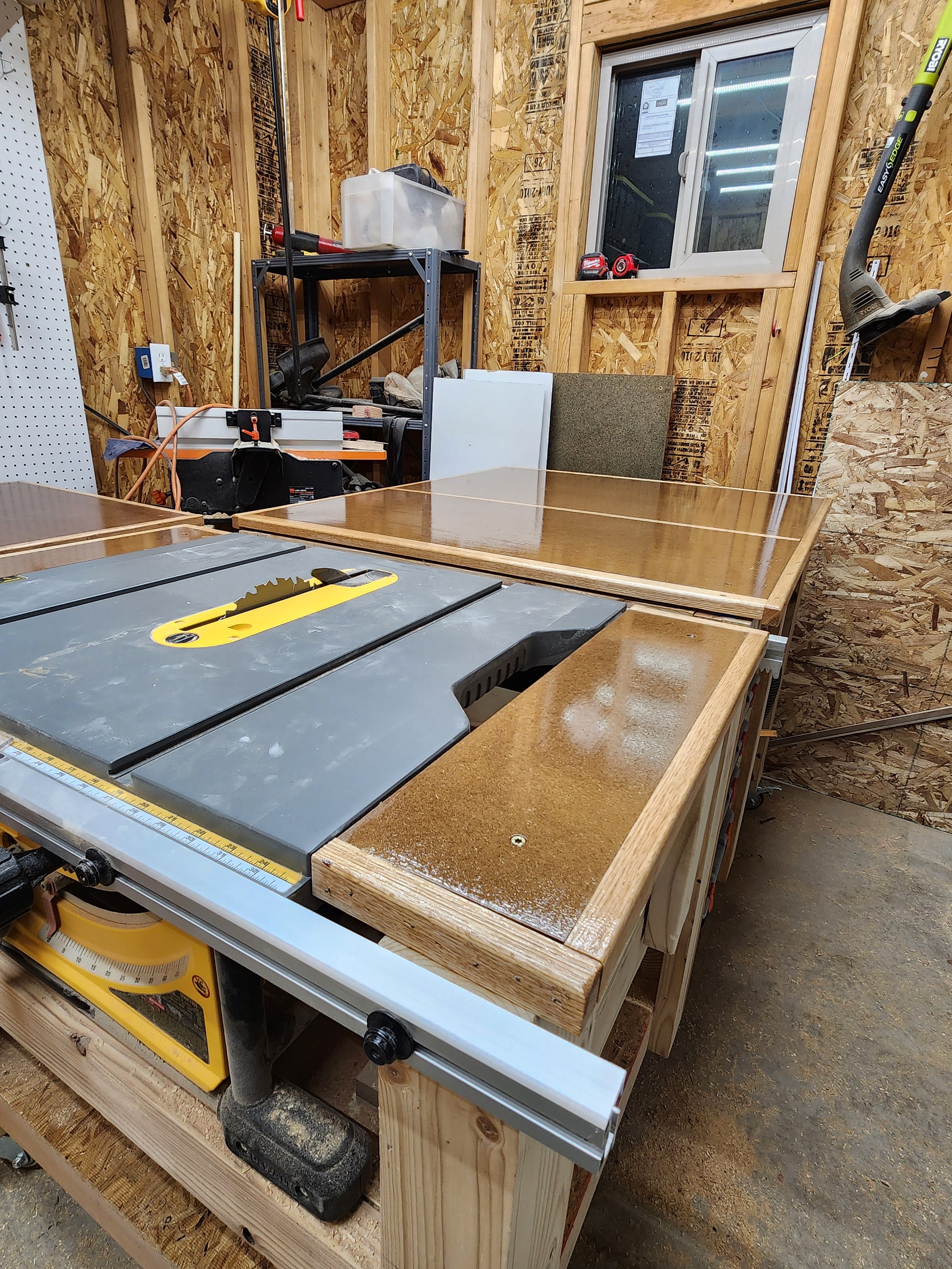 Woodworking Workbench Plans Built in Table Saw Dewalt Etsy
