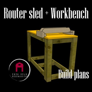 Router sled + Workbench build Plans (2x1)