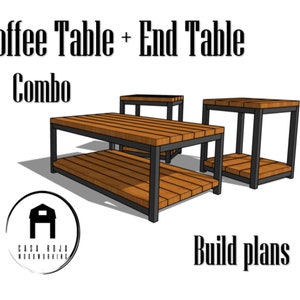Coffee table + End table combo build plan