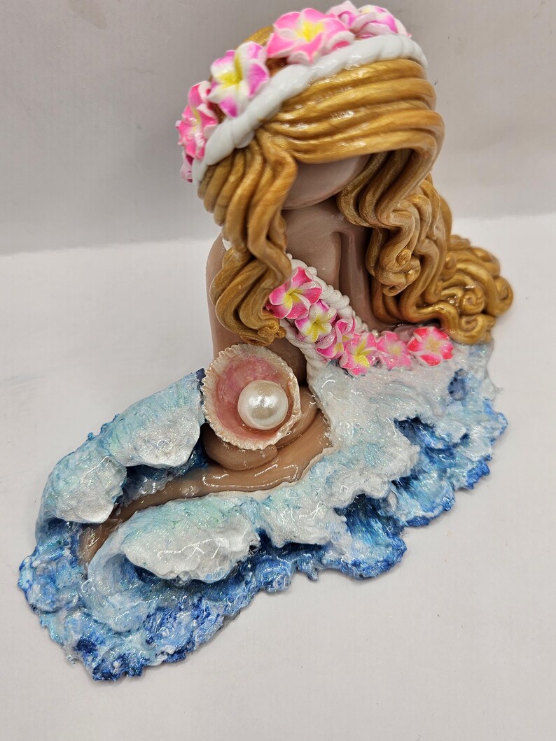 Aphrodite goddess of love and beauty polymer clay figurine statue Greek mythology divine feminine art alter decoration valintines day gifts image 13