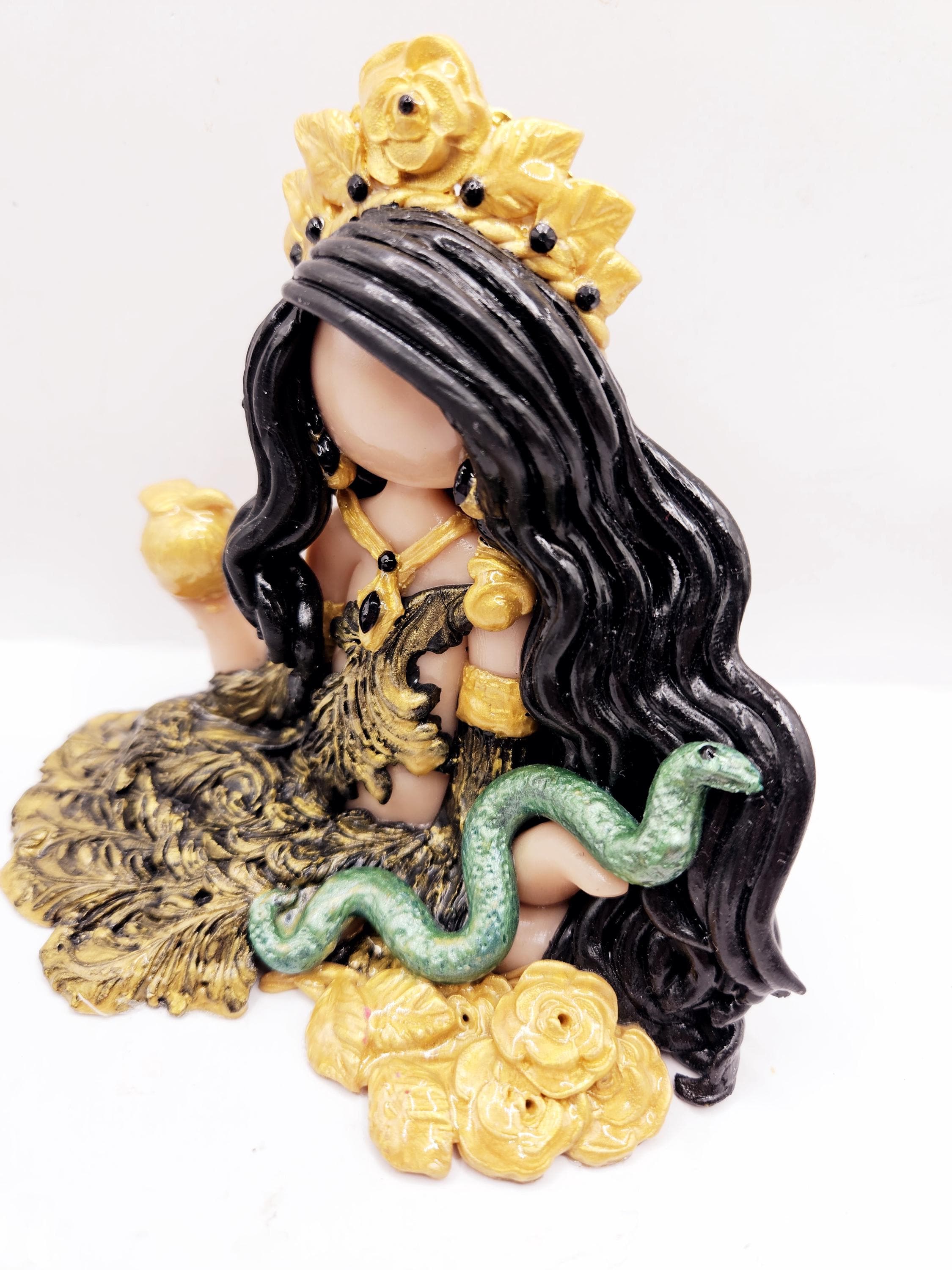 はなやん様★専用★可愛い‼️✡️金蛇石✡️ Amazon.co.jp: ARTVARKO 真鍮 蛇 蛇 女神 ナグ カンヤ ナーグ マンサ