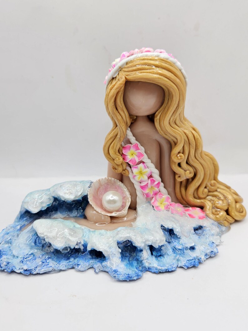 Aphrodite goddess of love and beauty polymer clay figurine statue Greek mythology divine feminine art alter decoration valintines day gifts image 12