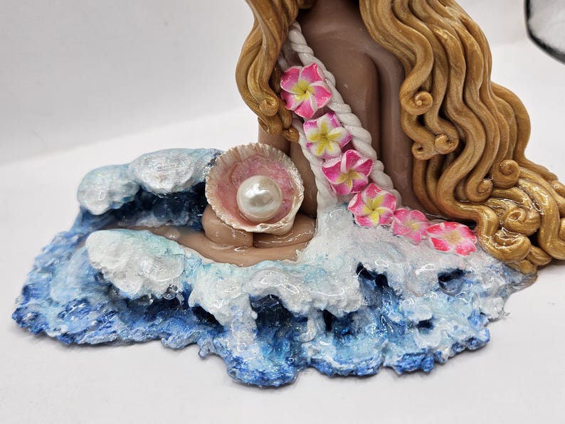 Aphrodite goddess of love and beauty polymer clay figurine statue Greek mythology divine feminine art alter decoration valintines day gifts image 16