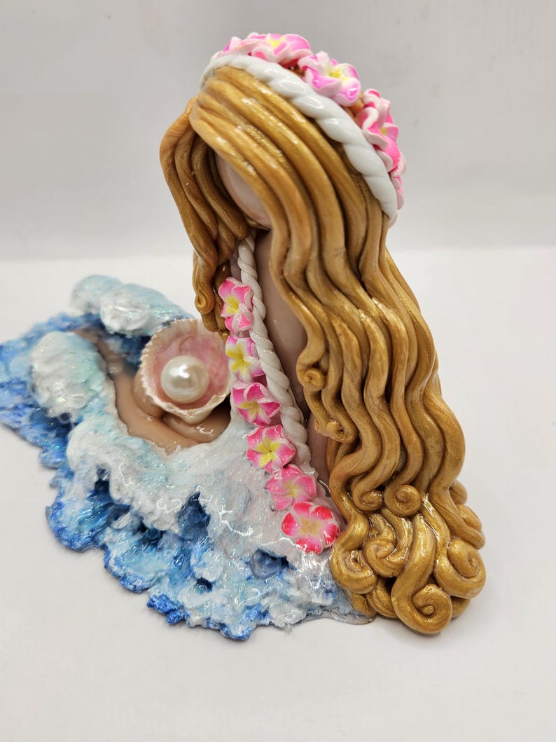 Aphrodite goddess of love and beauty polymer clay figurine statue Greek mythology divine feminine art alter decoration valintines day gifts image 17