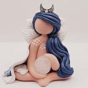 Mini Kristall Göttin Selene Mondgöttin