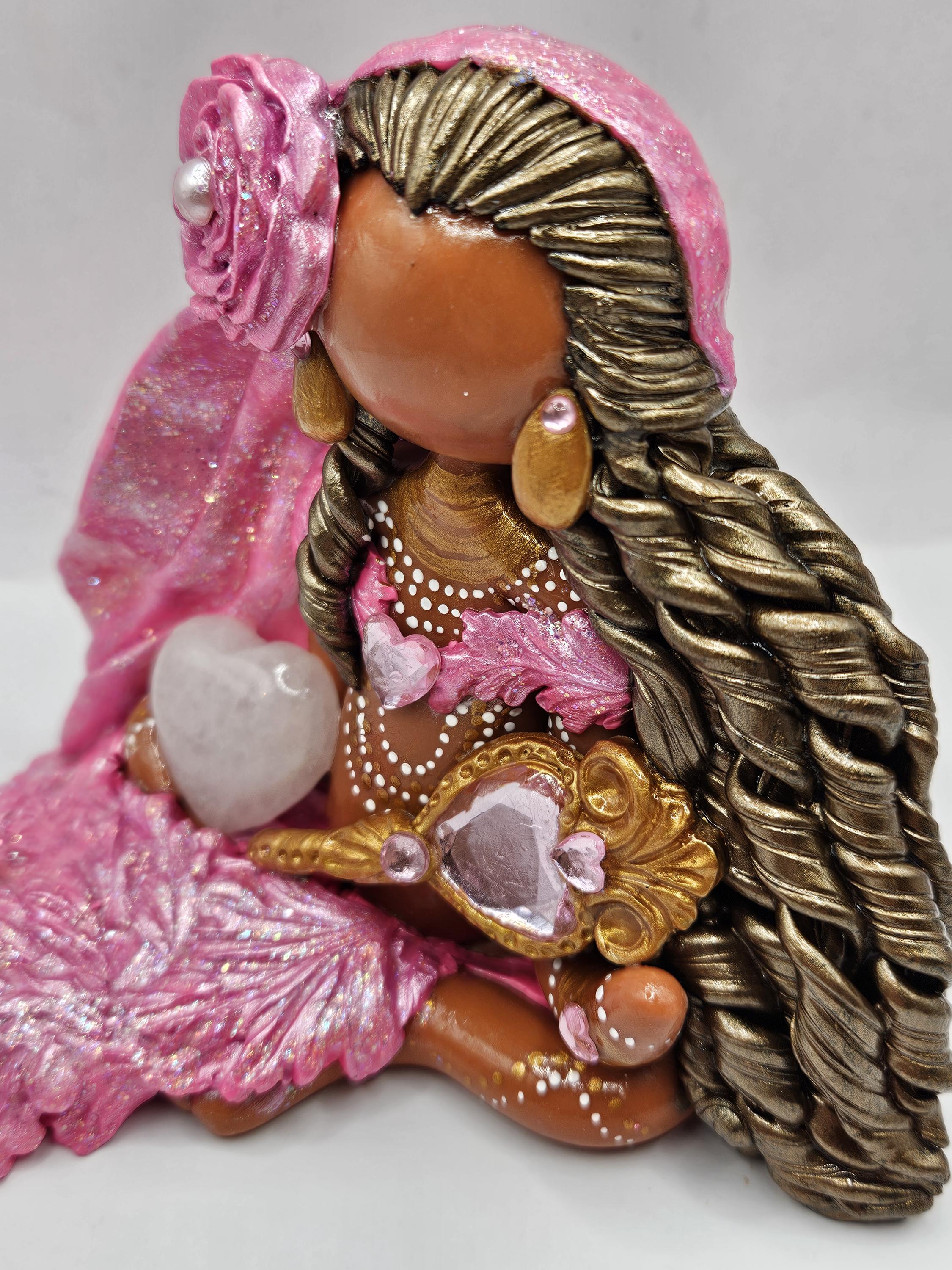 クオリア　QUALIA  Rejucal Diosa Coyolxauhqui Statue: Aztec Moon Goddess Wooden Carving - Etsy