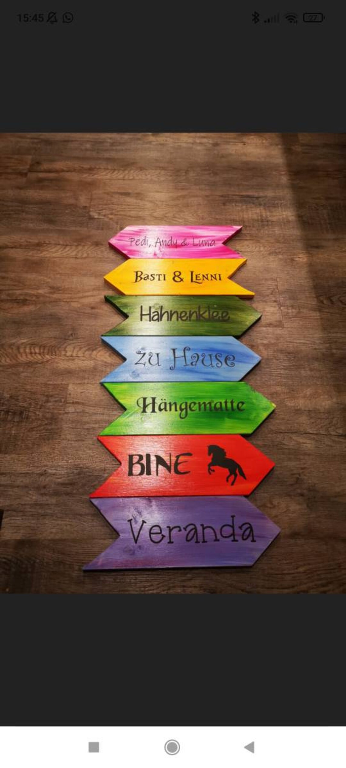 Holzschild Garten Wegweiser individuell mit Bildern Etsy