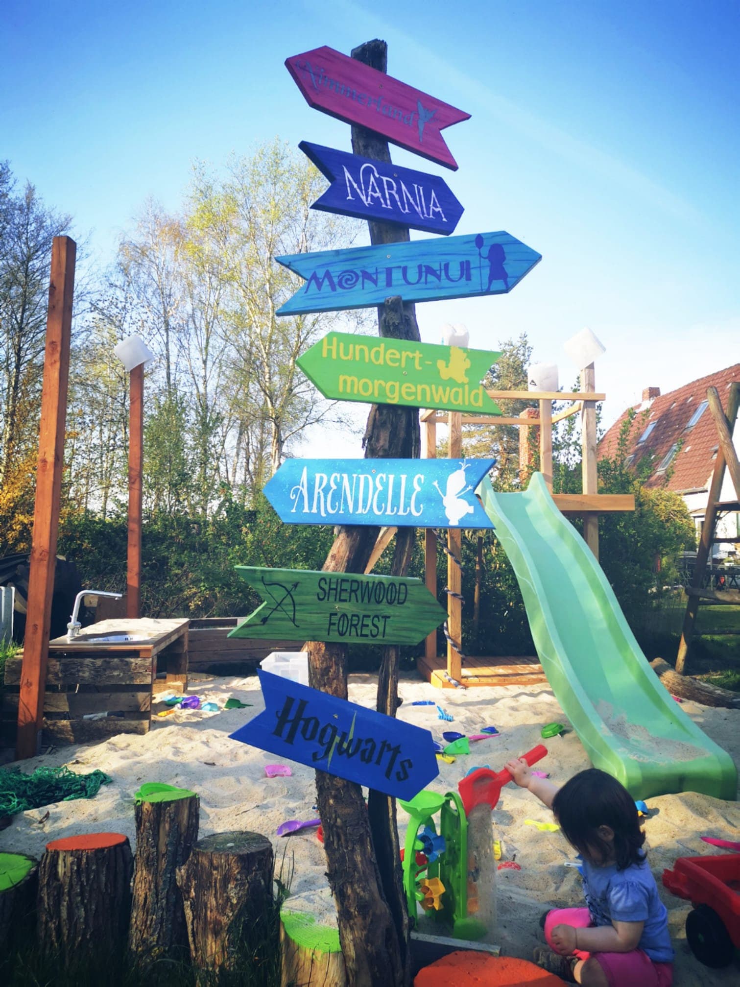 42+ Holzschild Garten, Am ende wird alles gut.