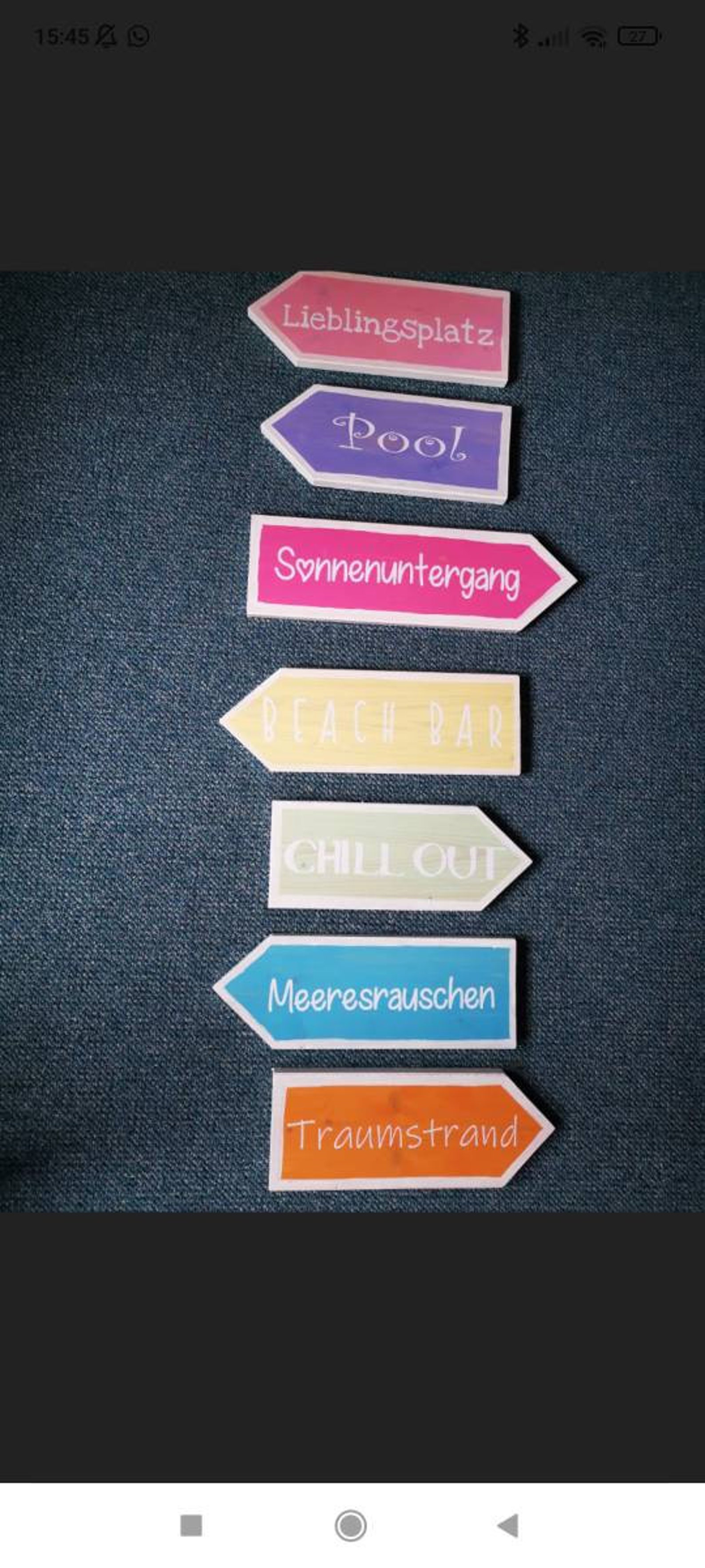 Holzschild Garten Wegweiser individuell mit Bildern Etsy