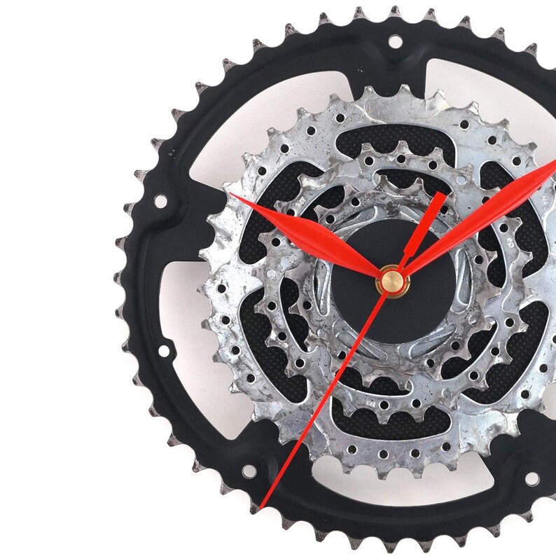 Oval Bike Wall Clock, Bicycle Clock, Cyclist Gift, Cycling Decor ...