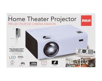 RCA Projector 2000 Lumens 480p, 1080P compatible - RPJ136