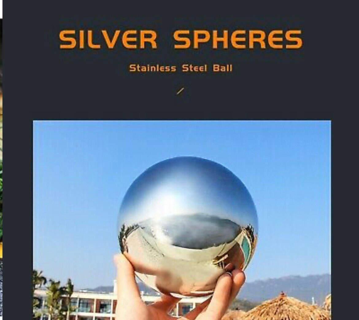 6x Gazing Balls Mirror Garden Spheres Ornament Polished Decor Etsy UK