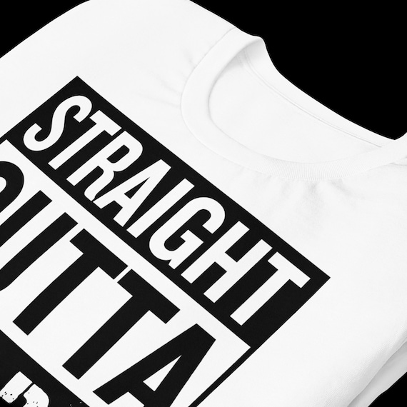Funny Motivational Gym Work Out Shirt - Straight Outta Shape Funny Motivational Gym Work Out Shirt - Straight Outta Shape