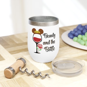 Chill Wine Tumbler Beauty and The Bottle