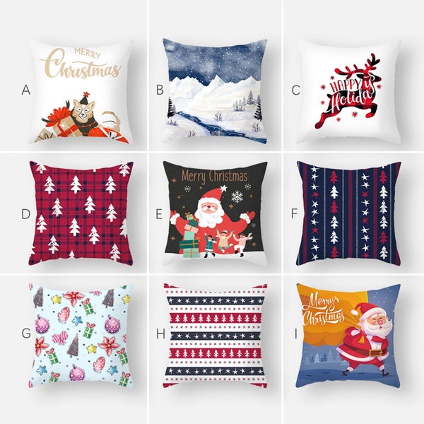Christmas Cushion Etsy UK