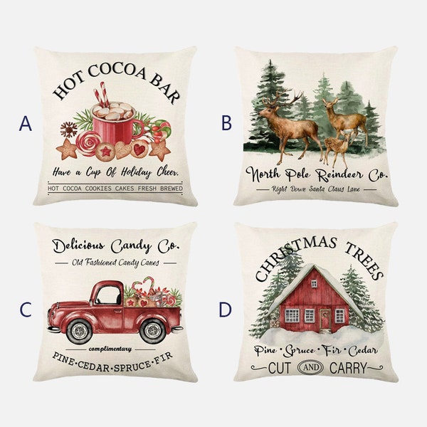 Christmas Cushion Etsy UK