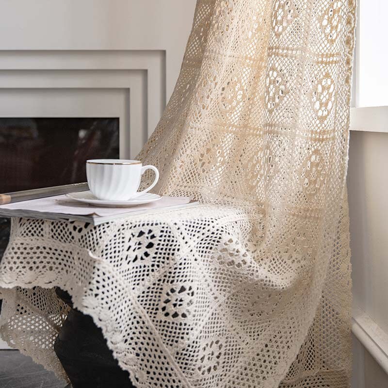 Boho curtain crochet - .de