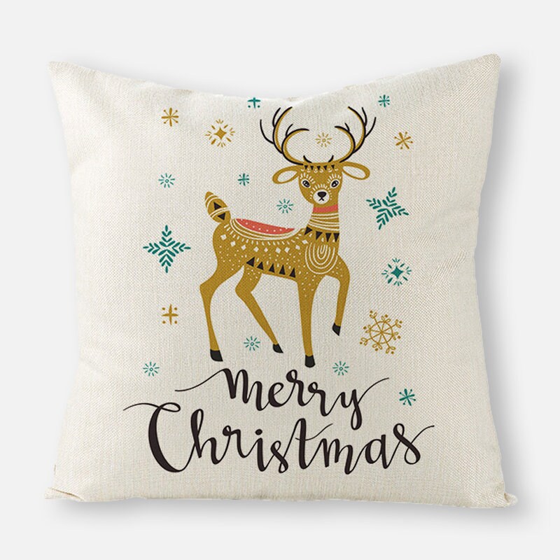 Merry Christmas Cushion Covers 16x16 18x18 20x20 24x24 Xmas Etsy UK