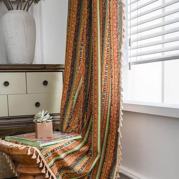 Boho Curtains Etsy UK