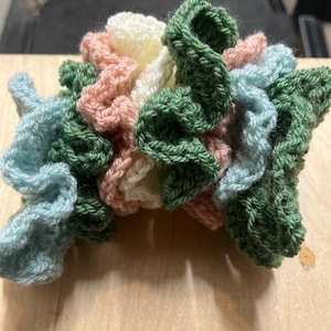 Handmade Crochet Scrunchies