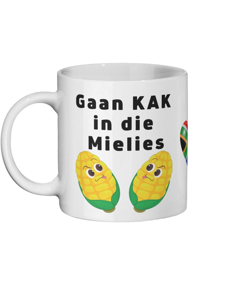 South African Funny Afrikaans Gift Mug, Unique South African Gift
