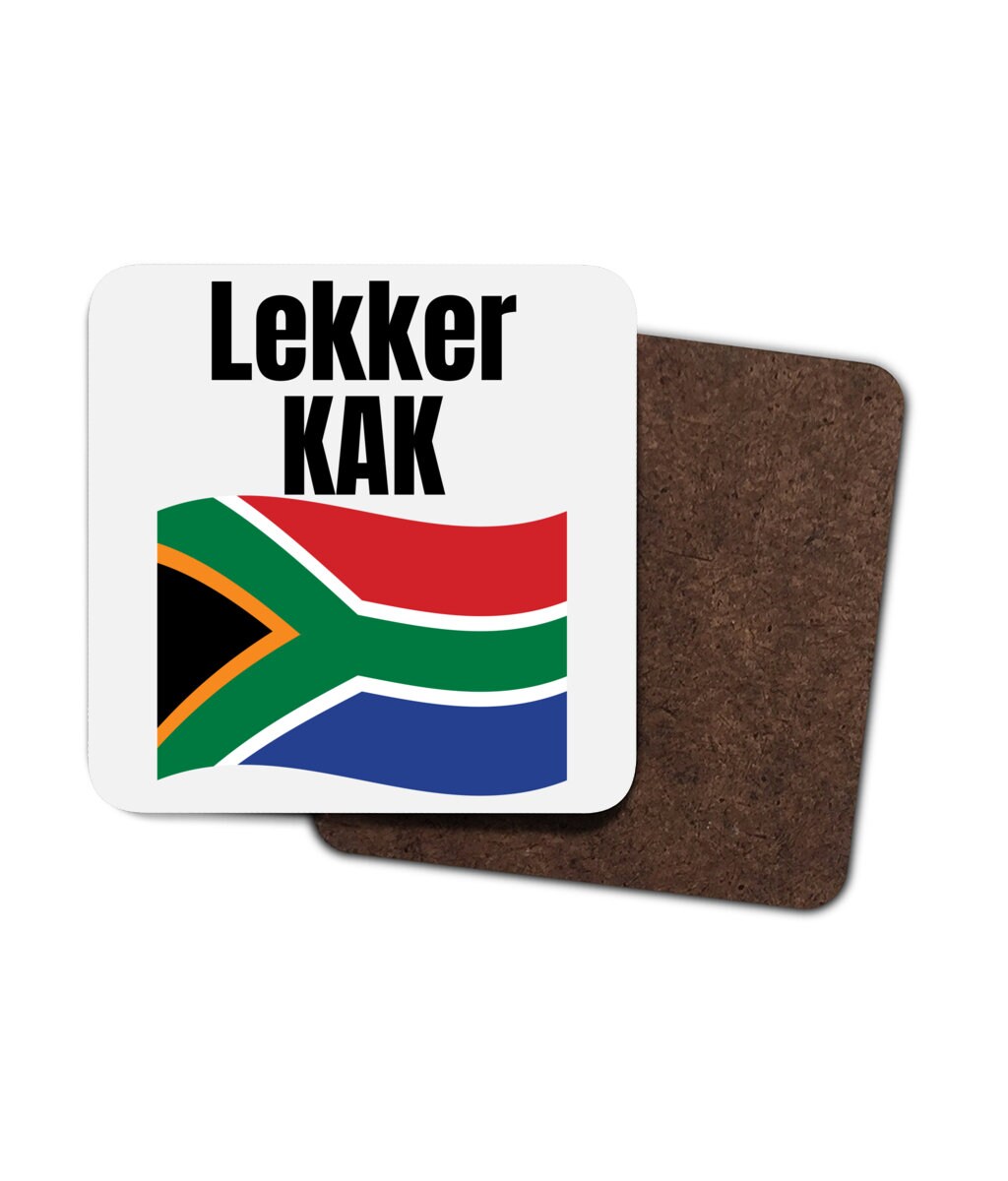 South African Afrikaans Saying 4 Pack Hardboard Coaster Etsy
