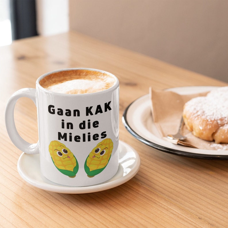South African Funny Afrikaans Gift Mug, Unique South African Gift