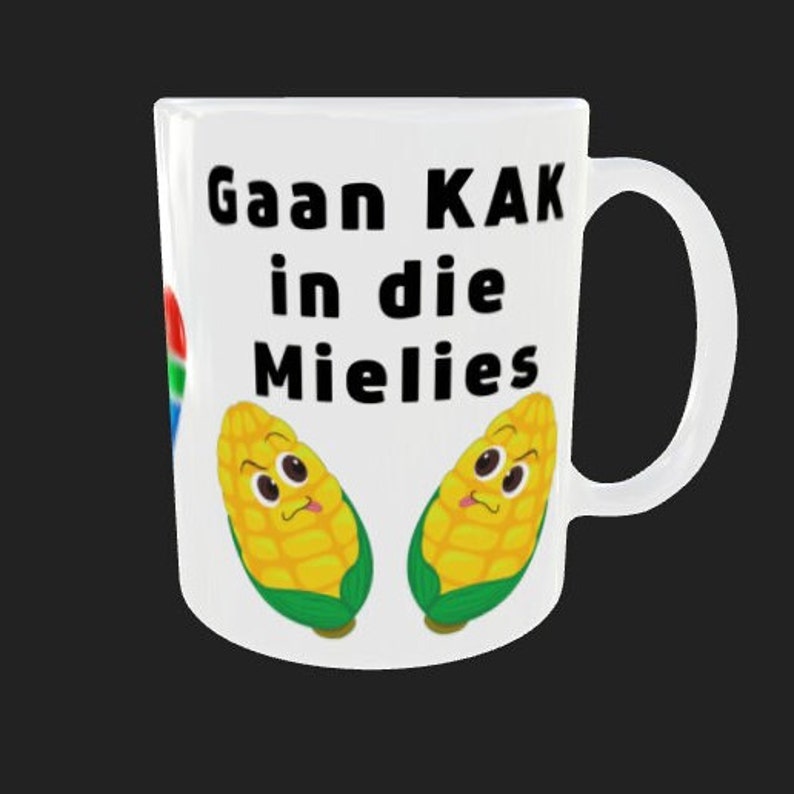 South African Funny Afrikaans Gift Mug, Unique South African Gift
