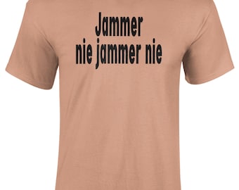 Afrikaans Lo siento, no lo siento Gildan Camiseta de algodón pesado, Jammer nie jammer nie, Gran idea de regalo de Saffa, Camiseta de frase divertida sudafricana,