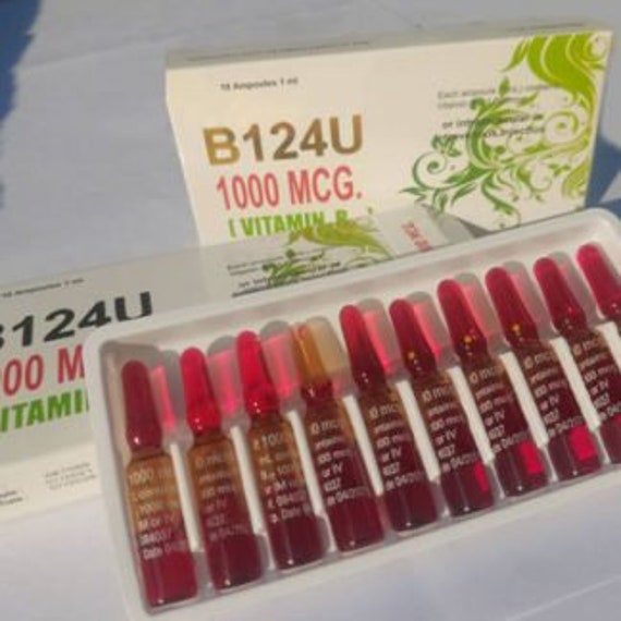 Vitamin B12 Ampoules for Injection Etsy