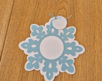 Children's birthday party invitations. DIY kit or ready-made. Ice Princess. Snow Queen, Snowflake, Ice Crystal, Winter Party.