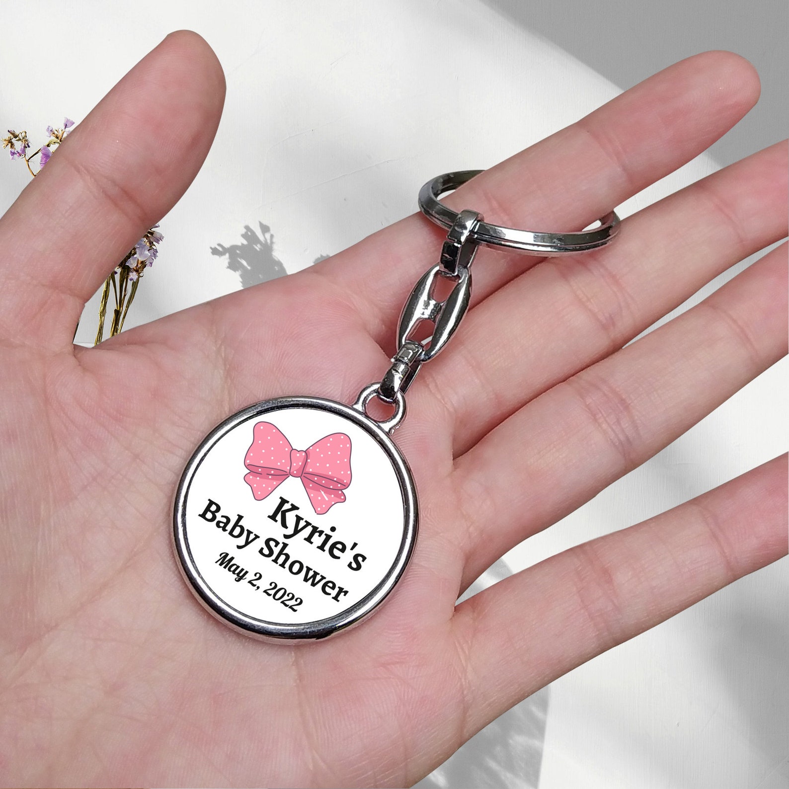 Custom Logo Printed Keychain for Companies Customized Etsy