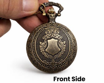 Vintage Pocket Watch for Men Personalized Antique Timepiece Father’s Day Wedding Graduation Keepsake