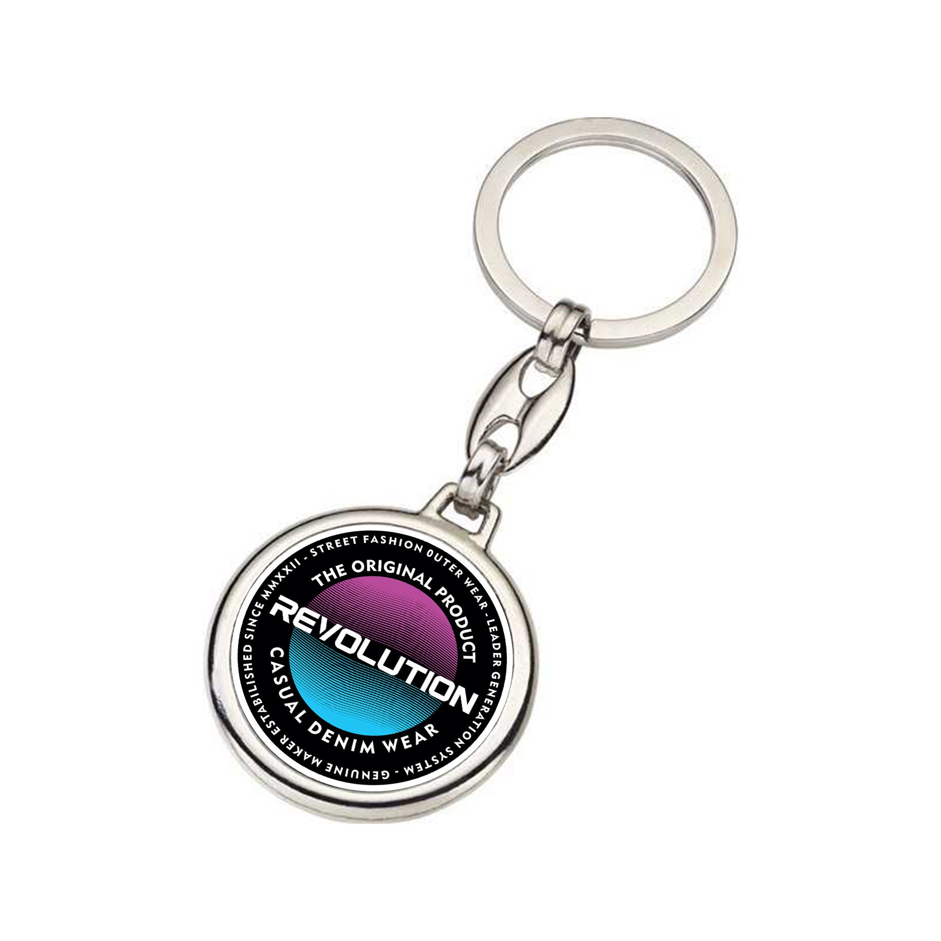 NippyCustom Custom Keychain Tags 300pcs - Wholesale Personalized Plastic Keychains for Business Giveaway Gifts