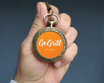 Relojes de bolsillo personalizados a granel para empresas - Relojes de bolsillo grabados al por mayor para campañas promocionales - Reloj de bolsillo personalizado