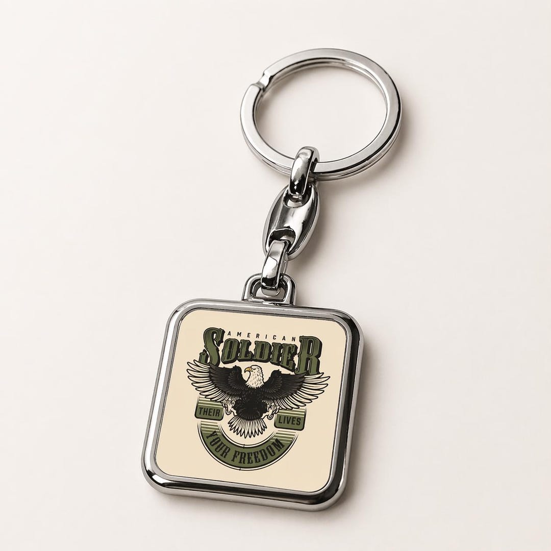 Custom Logo Keychain: Bulk Personalized Keychains for Companies - Etsy