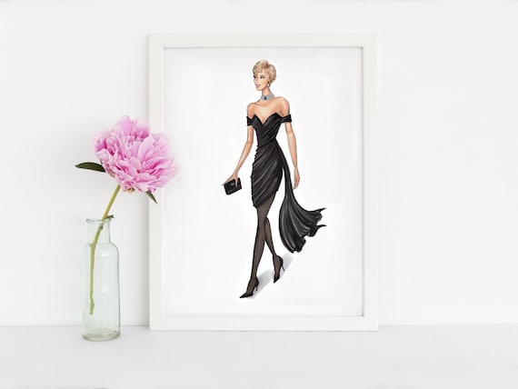 The “revenge Dress” Print, Princess Diana Fashion