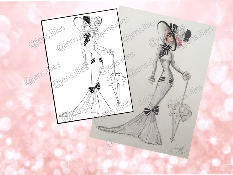 Audrey Hepburn INSTANT DOWNLOAD Coloring Book, Printable Coloring Pages ...